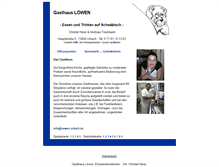 Tablet Screenshot of loewen-urbach.de